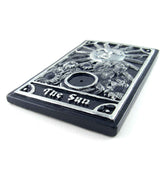 The Sun Tarot Card Black and Silver Stick Incense Burner | Woot & Hammy